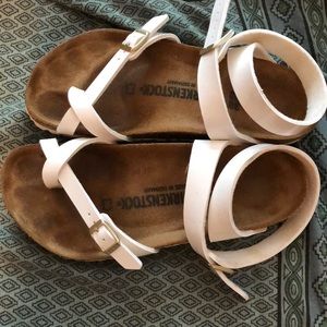 White Yara Birkenstock size 38